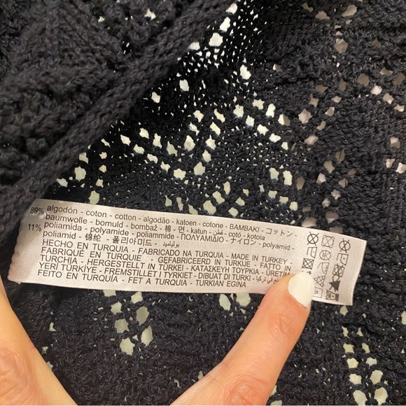 Zara crochet cropped top with lace_ brand new with tag - Picture 3 of 7